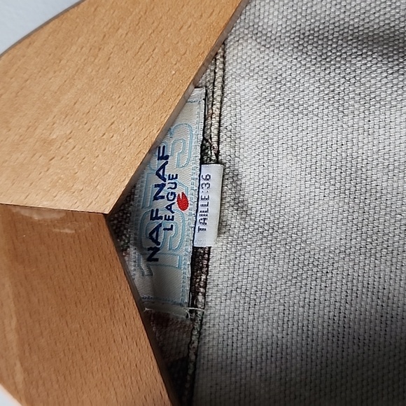 Vintage Naf Naf Floral Cottagecore Printed Cotton Denim Jacket - Picture 5 of 8